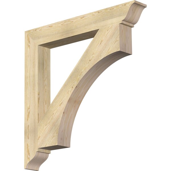 Ekena Millwork Westlake Traditional Rough Sawn Bracket, Douglas Fir, 6"W x 46"D x 46"H BKT06X46X46WTL01RDF - main